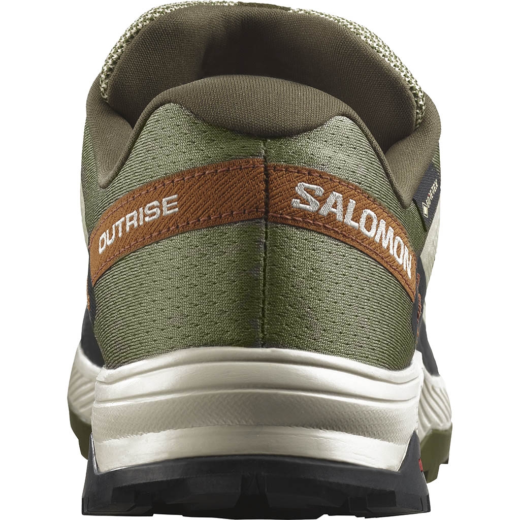 Salomon Outrise Gore Tex Moss Gray.Olive Night.Sugar Almond Pope