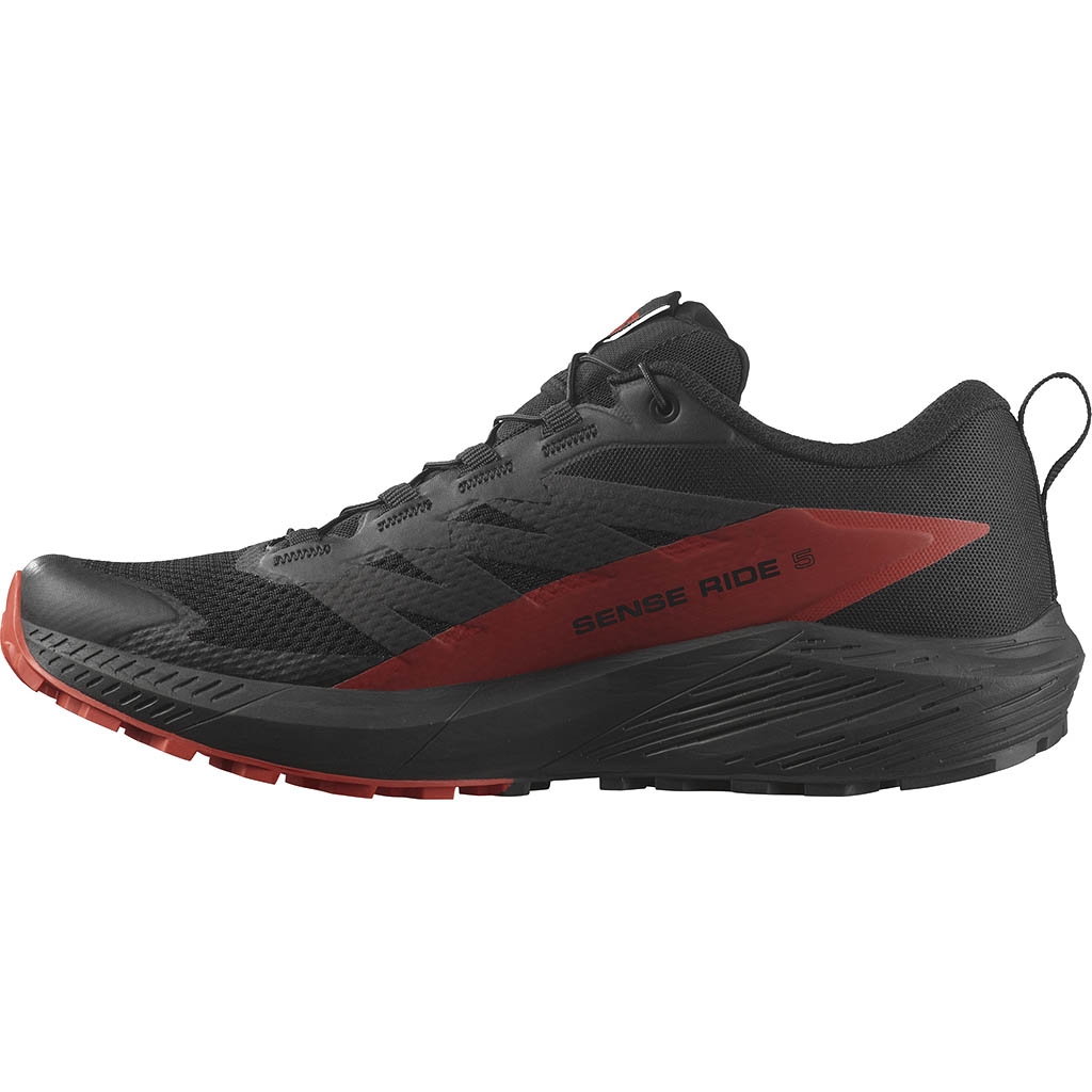 Salomon Sense Ride 5 Black Fiery Red Black Lepape