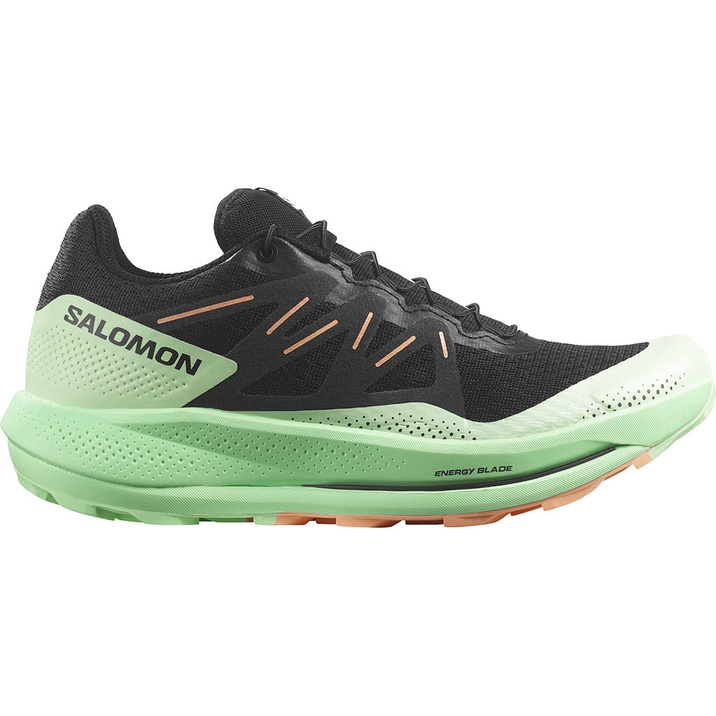 Salomon Pulsar Trail Black Green Ash Cantaloupe Lepape