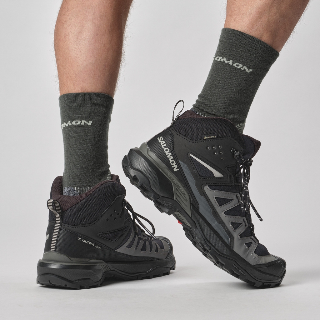 X Ultra 360 Mid Gore Tex Black Magnet Pewter Salomon Lepape
