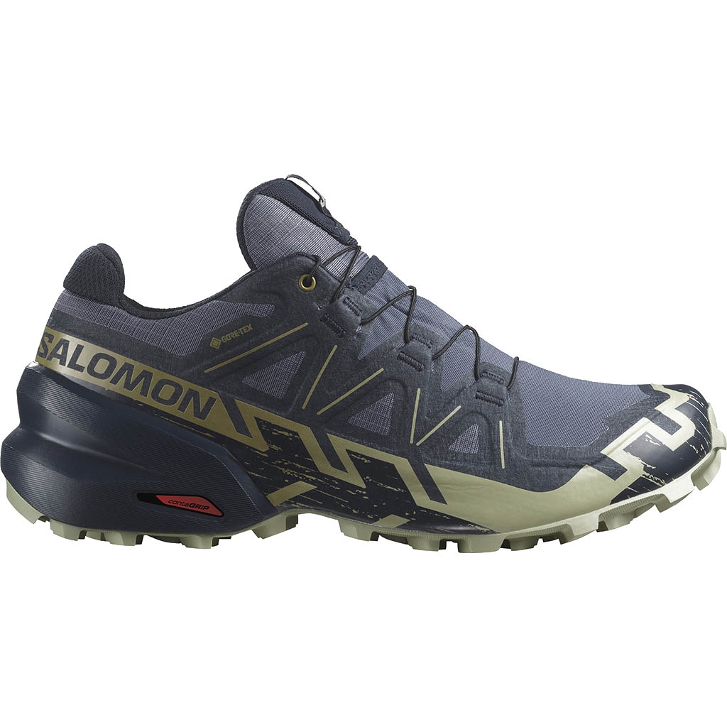Salomon Speedcross 6 Gore Tex Grisaille Carbon Tea Lepape
