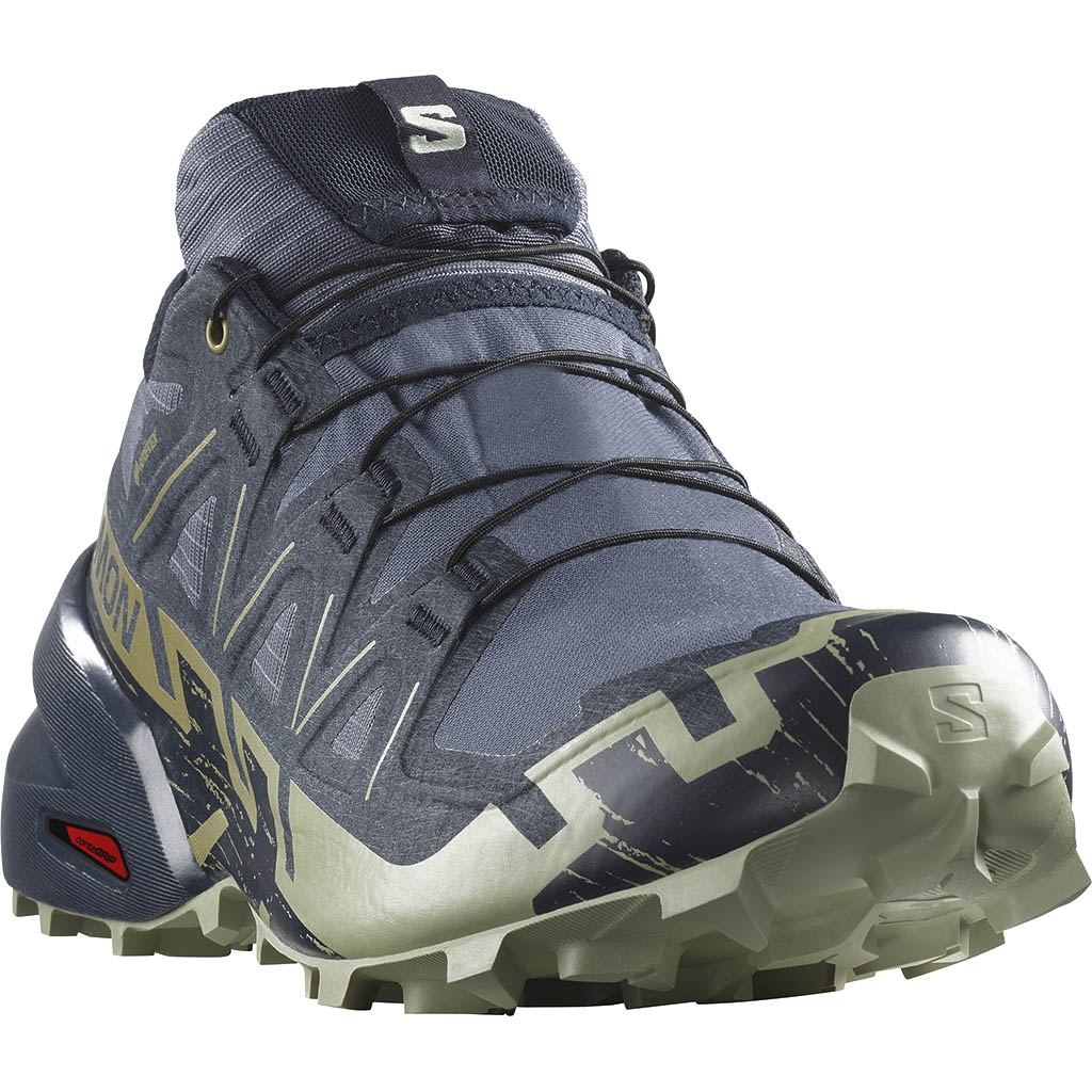 Salomon Speedcross 6 Gore Tex Grisaille Carbon Tea Lepape