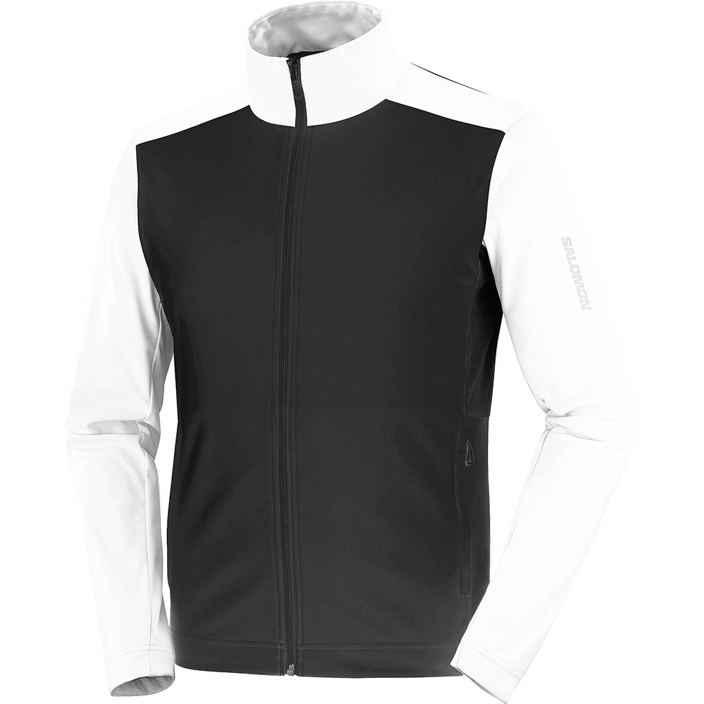 Salomon Gore-Tex Short Sleevehell Jacket White.Deep Black