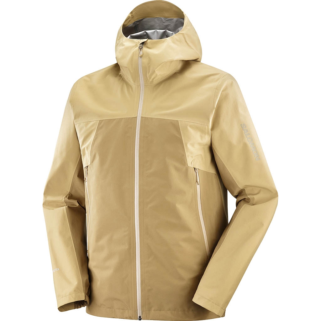 Salomon Outline Gore Tex 2.5L Jacket Kelp.Starfish Lepape