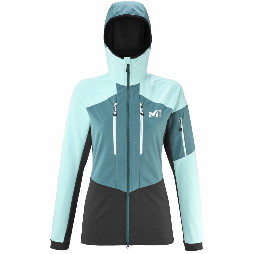 Millet White Shield Jacket Black.Aruba Lepape