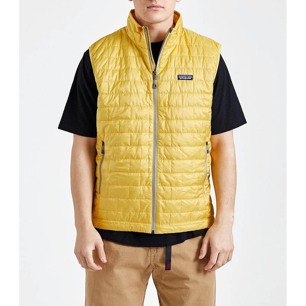 Patagonia Nano Puff Vest Surfboard Yellow Lepape