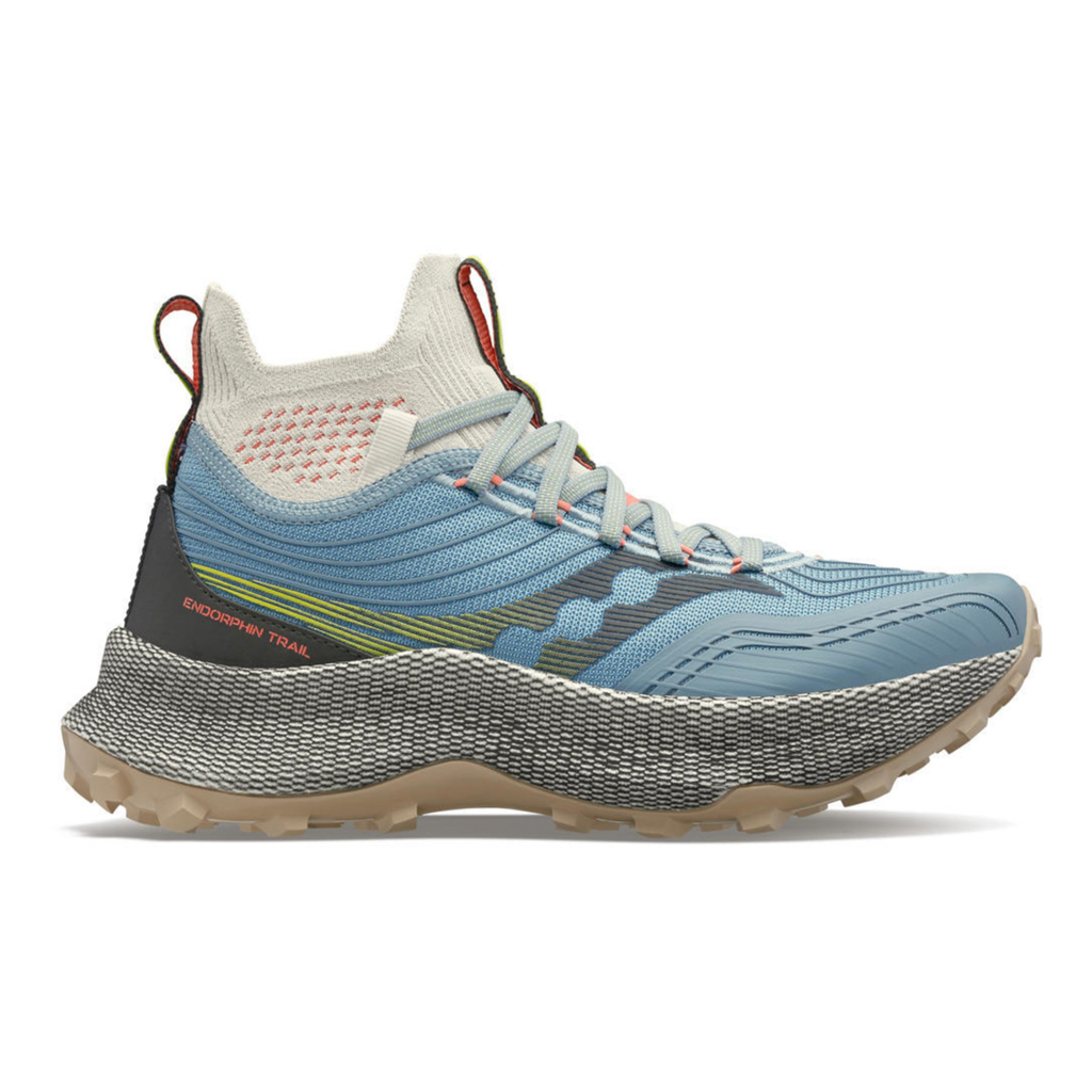 Saucony Endorphin Trail Mid Slate.Coral Pope