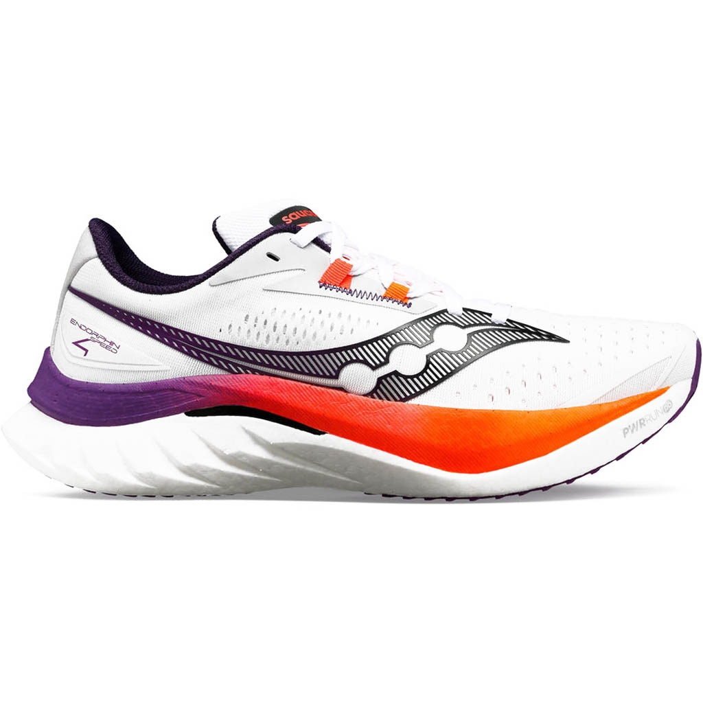 Saucony Endorphin Speed 4 White.Viziorange Lepape