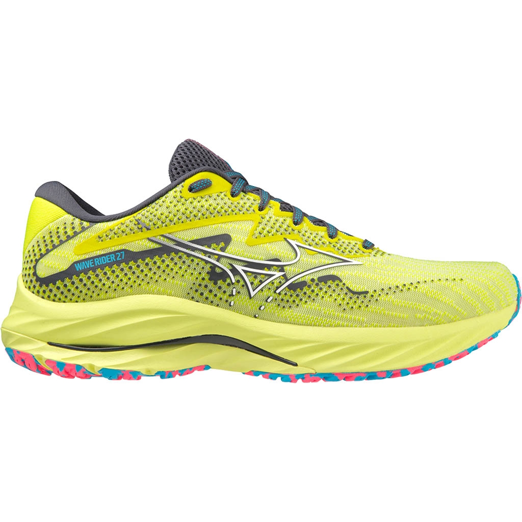 Mizuno Wave Rider 27 Luminous.White.Jet Blue Lepape