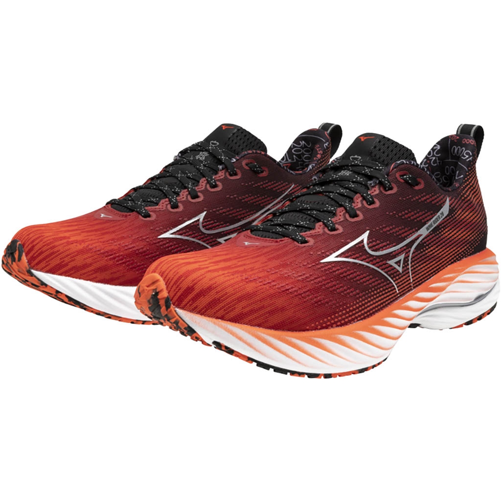 Mizuno Wave Rider 28 Ignition Red/Silver/Black | LEPAPE