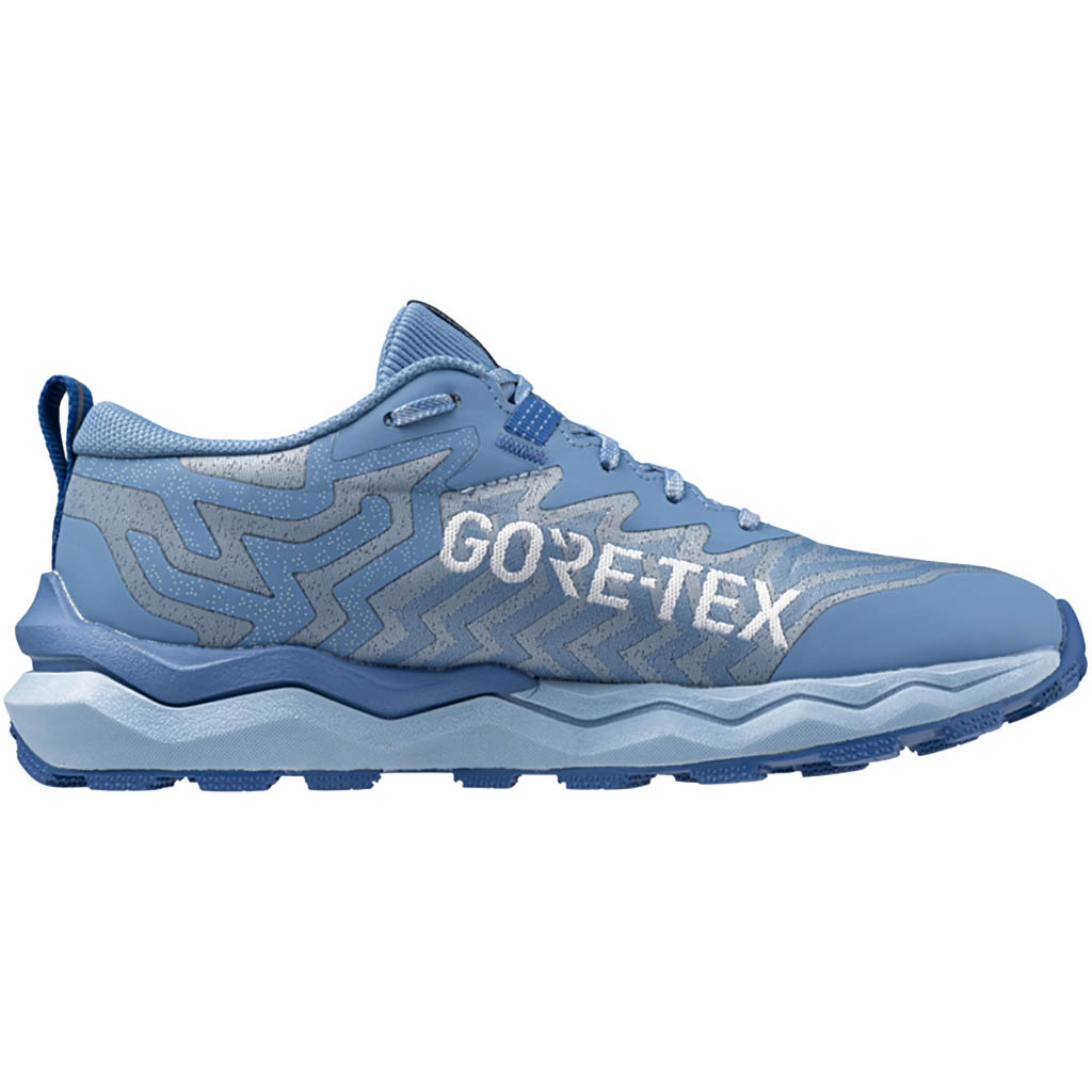 Mizuno Wave Rider GTX 2 Glacier Lake White Classic Blue LEPAPE