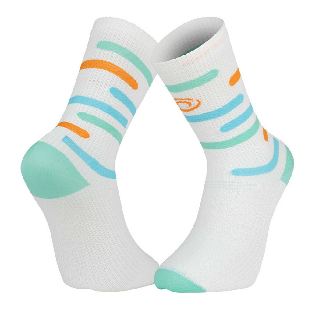 Light Run “High” Socks-Green/Blue-BVSPORT Lepape