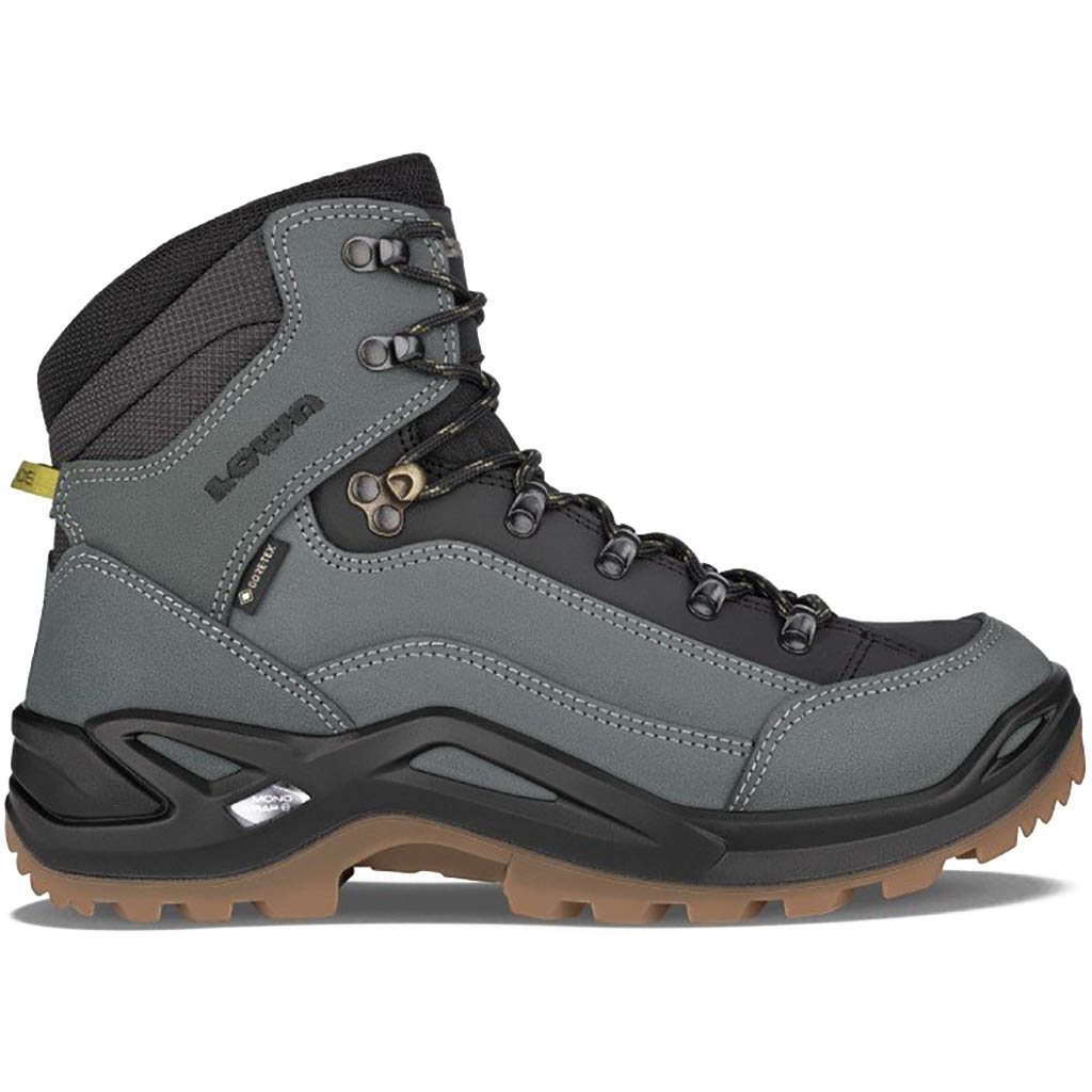 Lowa Renegade Gore Tex Mid Dark Grey.Black Pope