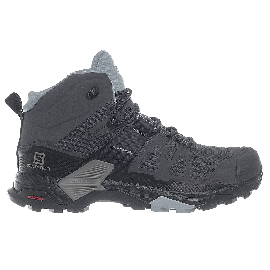Salomon X Ultra 4 Mid Gore-Tex Magnet . Black . Zen Blue | Lepape