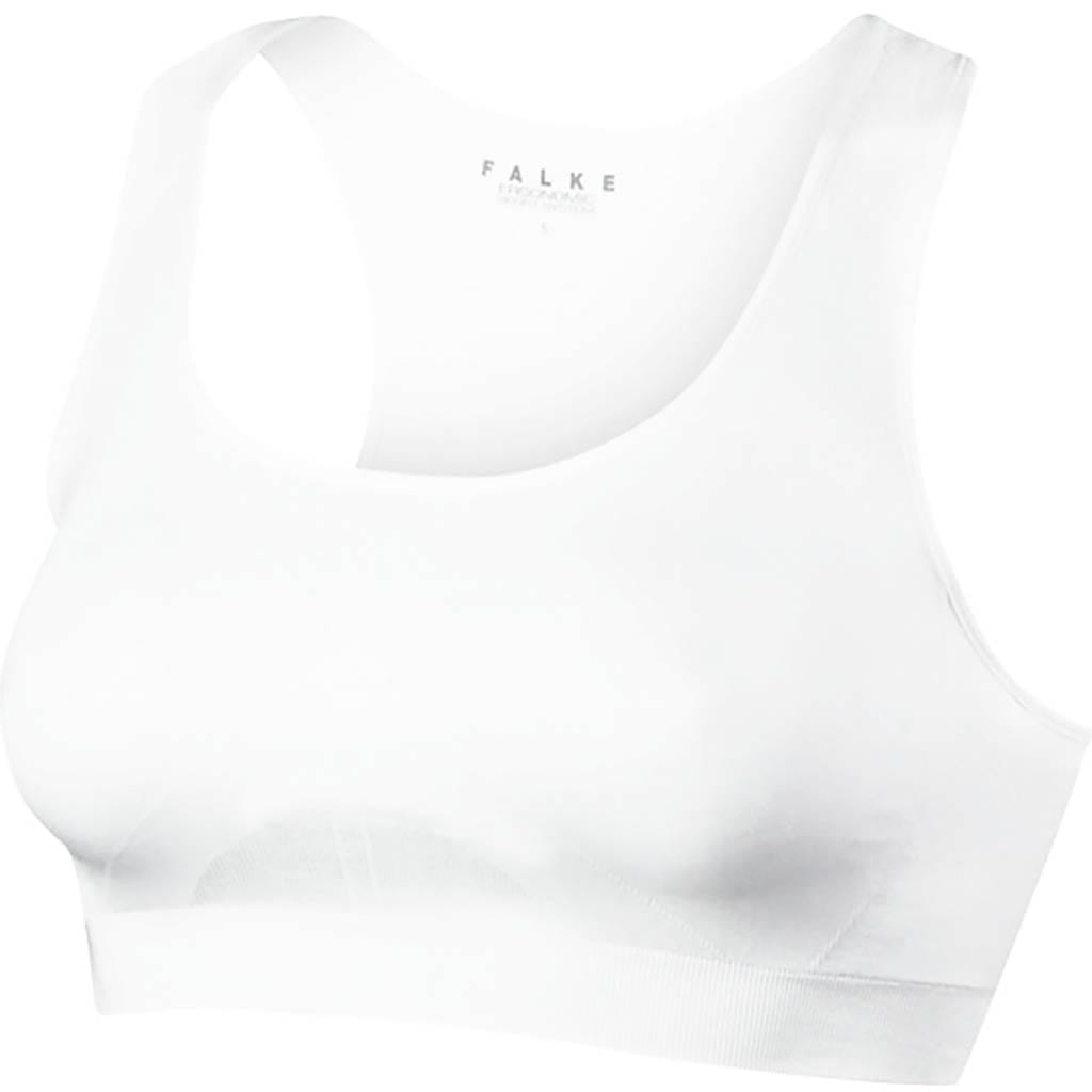 Falke Bra-Top Madison (soporte bajo) Blanco | El Papa