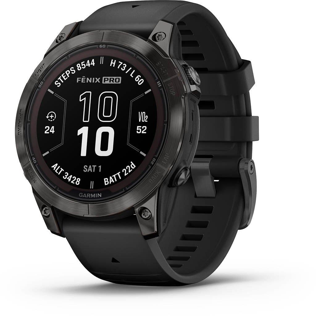 Bracelet acier Garmin Fenix ​​​​5 / 6 (noir) 