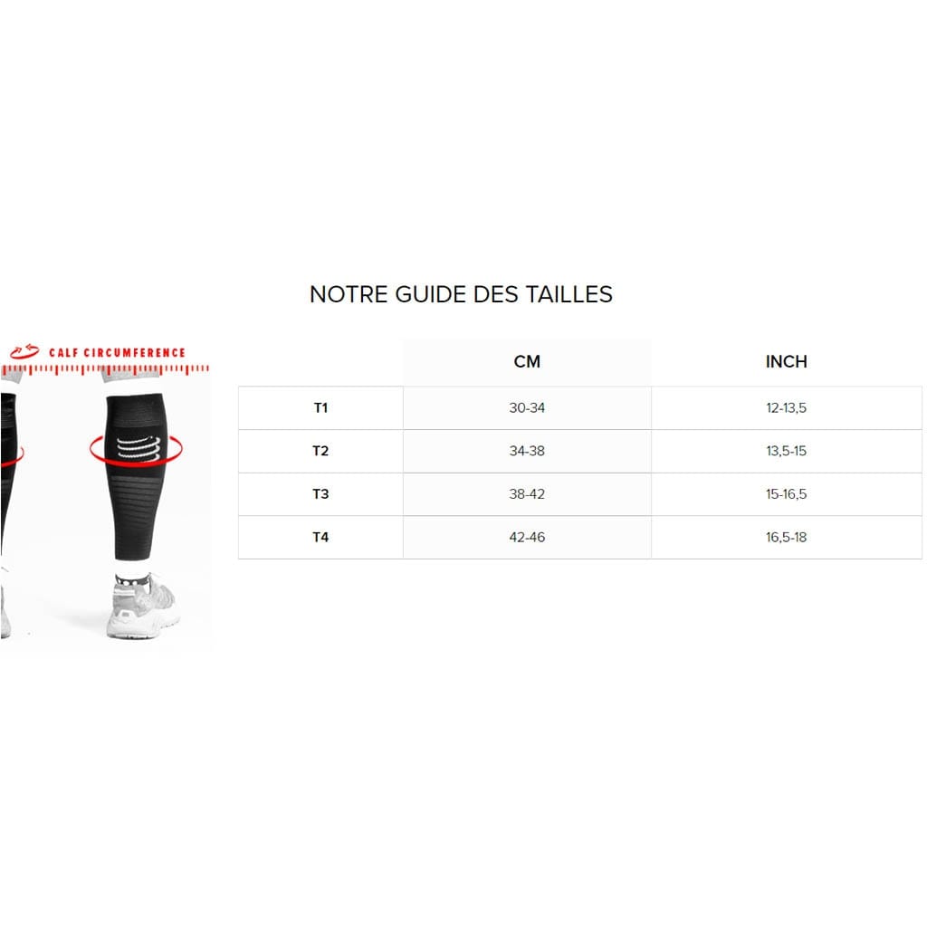 COMPRESSPORT R2 3.0 FLUO FLUO RED/WHITE REFL - Manchon De Compression