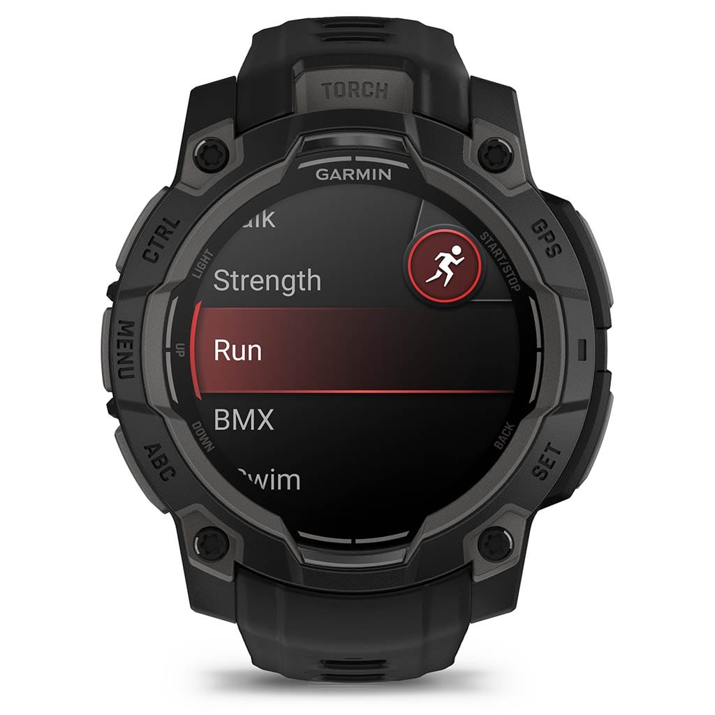 Garmin Instinct 3 AMOLED – 45 mm Noire (Bracelet noir) | LEPAPE