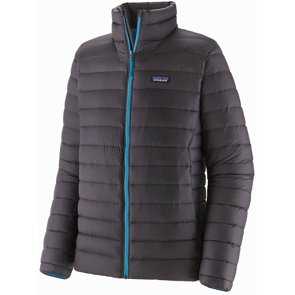 Patagonia men's bivy store down jacket forge grey