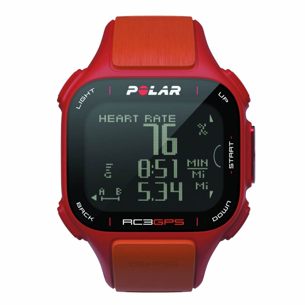 Polar RC3 GPS HR Red Pope
