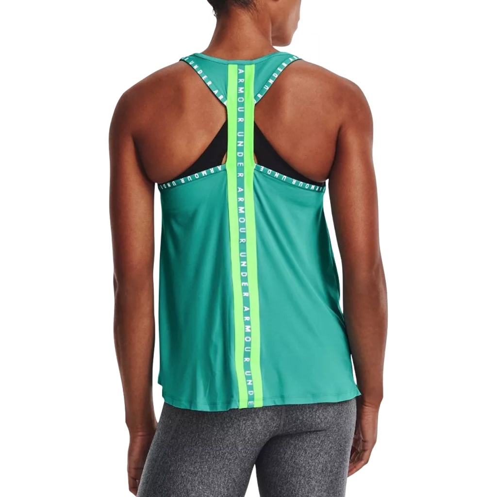 Under armor knockout tank turquoise and green: women's model