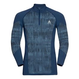 Vêtement de Sport TCA Winter Run Homme Maillot de Running Thermique Mi-Zippé Hiver à Manches Longues