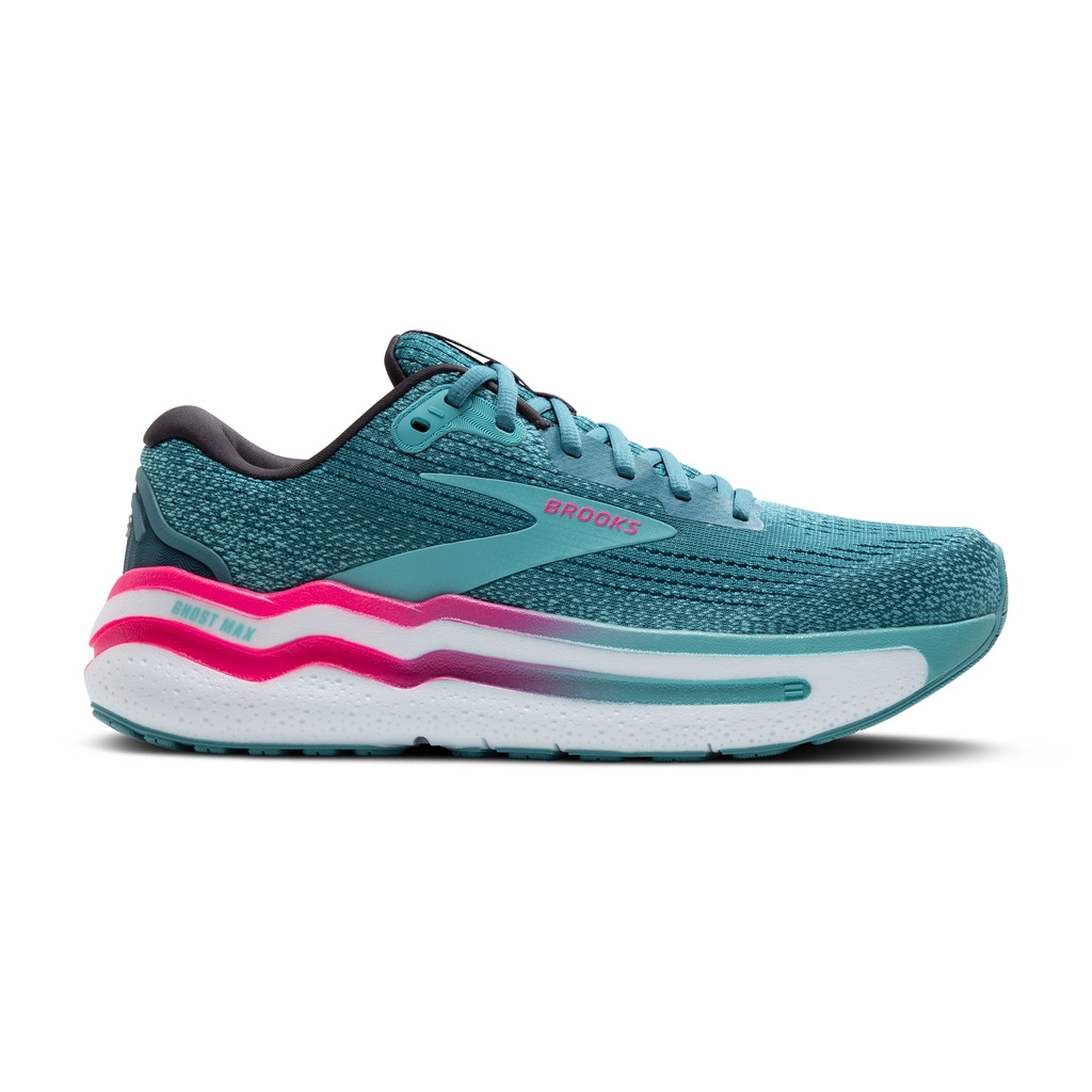Brooks Running Ghost Max 2 Storm Blue/Knockout Pink/Aqua | LEPAPE