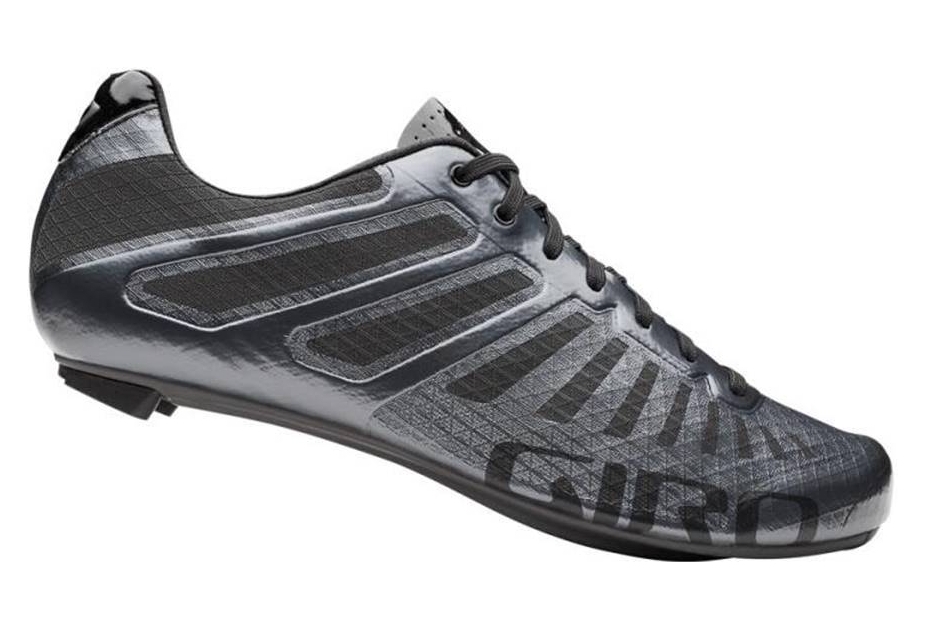 Giro empire slx crbn blk anthracite and silver men s road bike shoes