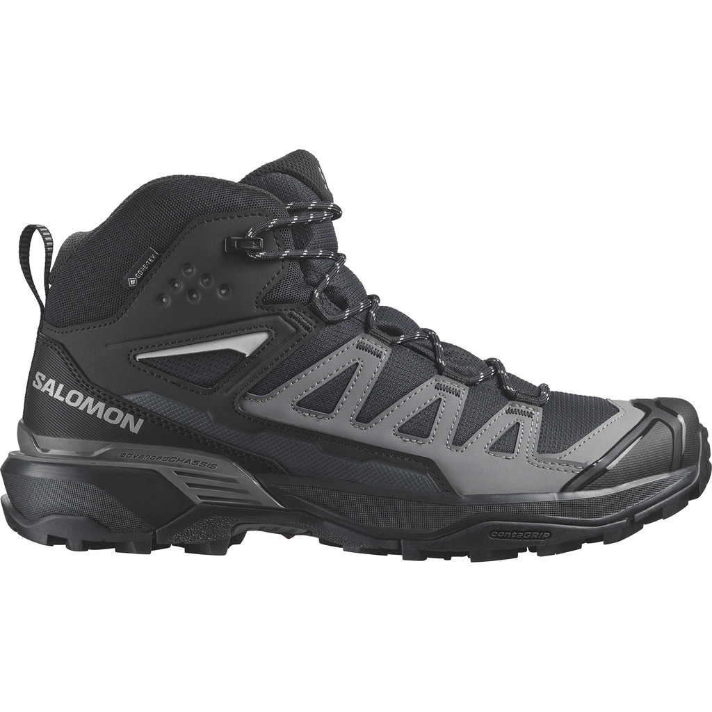 X Ultra 360 Mid Gore-Tex-Black/Magnet/Pewter-Salomon | Lepape
