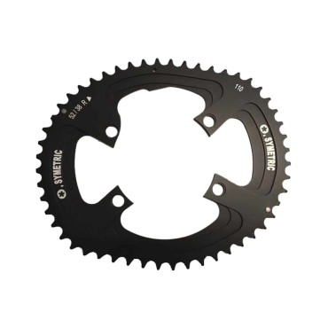 Plateau Vélo Dural Galli - 52 Dents - Argenté - Pour Vélo De Course