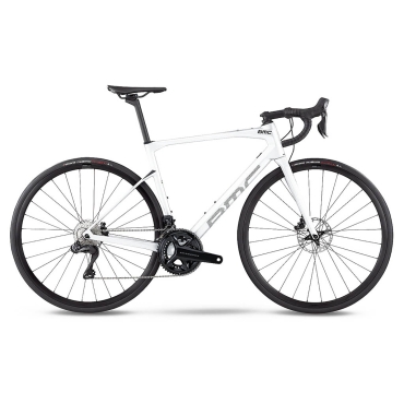 BMC Roadmachine tres blanca: bicicleta de carreras mixta