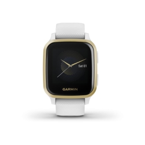 Garmin Venu SQ White Light Gold (Bracelet White) Blanc