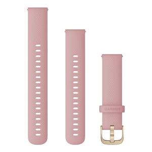 Garmin Bracelet Quick Release/ 18mm/ Silicone/ Rose Poudré Cor-de-rosa