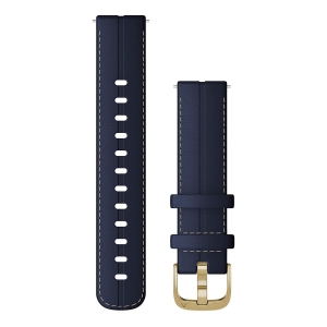Garmin Bracelet Quick Release/ 18mm/ Cuir/ Bleu Azul