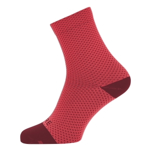 Gore Wear C3 Dot Chaussettes Hibiscus Pink Uomo Rosa