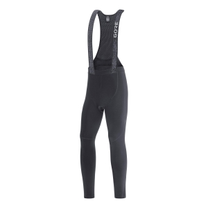 Gore Wear Cuissard C5 Thermo Bib Tights+ Black Masculino Preto