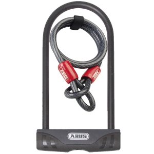 Abus Antivol U avec câble Facilo 32 et cobra U32/150HB230USH 10/140 Mixte Noir