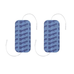 Compex Electrodes Performance à fil 50x89mm (2 par sachet) Mixte Bleu