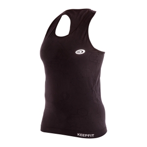 BV Sport Keepfit Débardeur Frau Schwarz