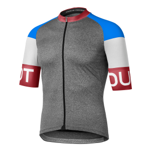 Dotout Spin Jersey melange dark grey-red Masculino