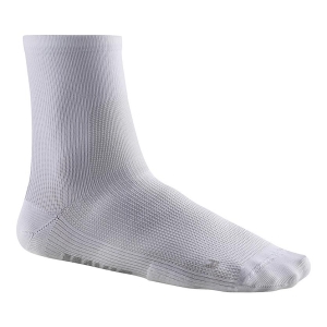 Mavic Essential Mid Sock Masculino Branco