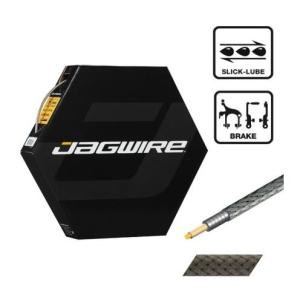 Jagwire Brake Housing 5mm Braided CGX-SL Slick-Lube Silber