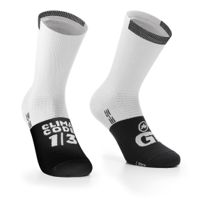 Assos GT Socks C2 Holy White Branco