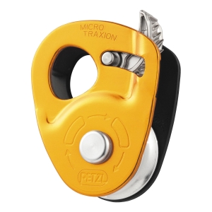 Petzl Poulie Bloqueur Micro Traxion Mixto Naranja