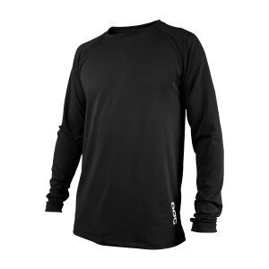 POC Essential DH LS Jersey Carbon Black Uomo Nero