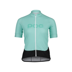 POC W Essential Road Logo Jersey Lt Fluorite Green Man Water green