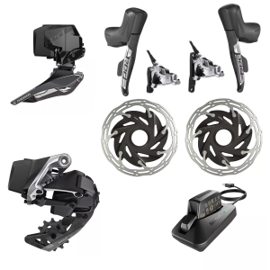 SRAM Red AXS 2X Groupset Flat Mount CL (max 33T) Mixte 