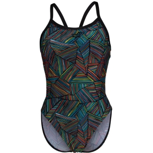 Arena Overview Swimsuit Challenge Back Femme Multicolore