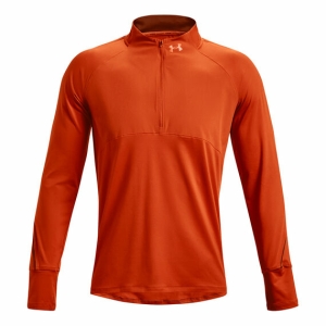 Under armour Qualifier Run 2 0 1/2 Zip Homme Orange
