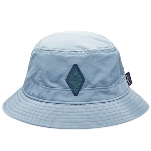 Patagonia Wavefarer Bucket Hat Mixte Bleu-gris